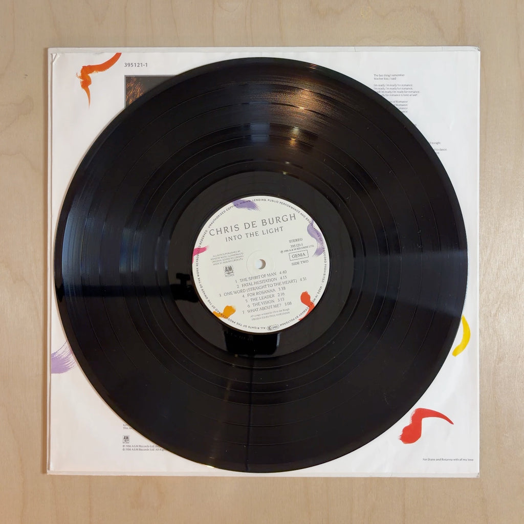 Chris de Burgh – Into The Light – record label