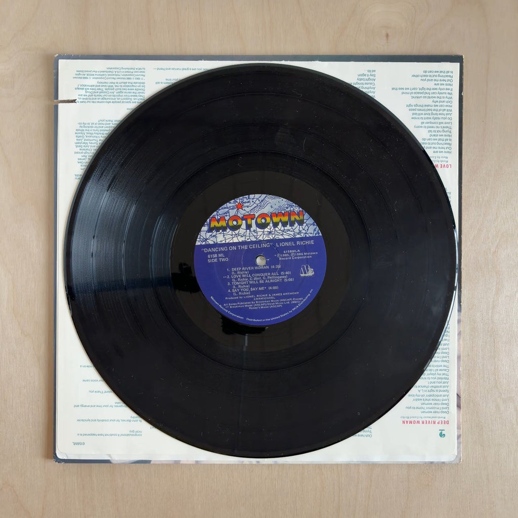 Lionel Richie – Dancing On The Ceiling – record label