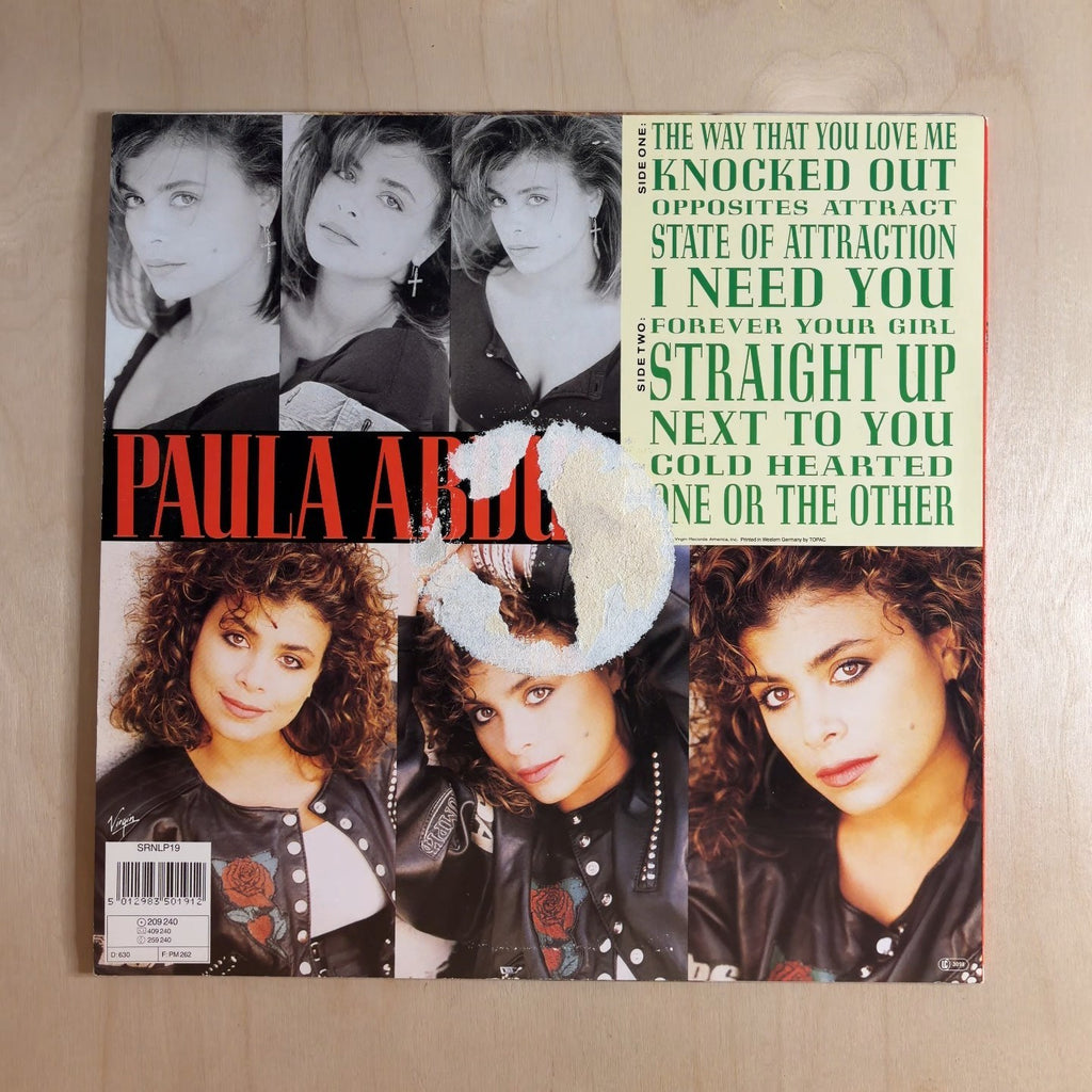 Paula Abdul – Forever Your Girl – back cover