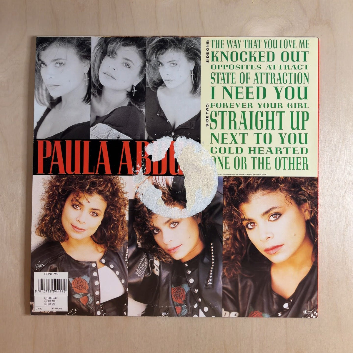 Paula Abdul – Forever Your Girl – back cover