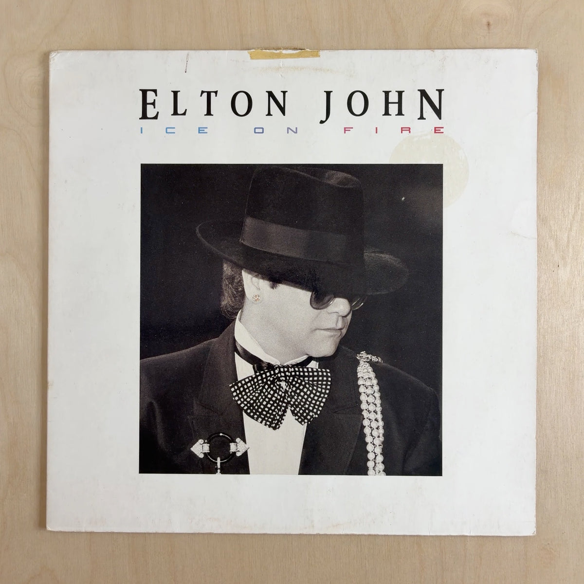Elton John – Ice On Fire – front cover