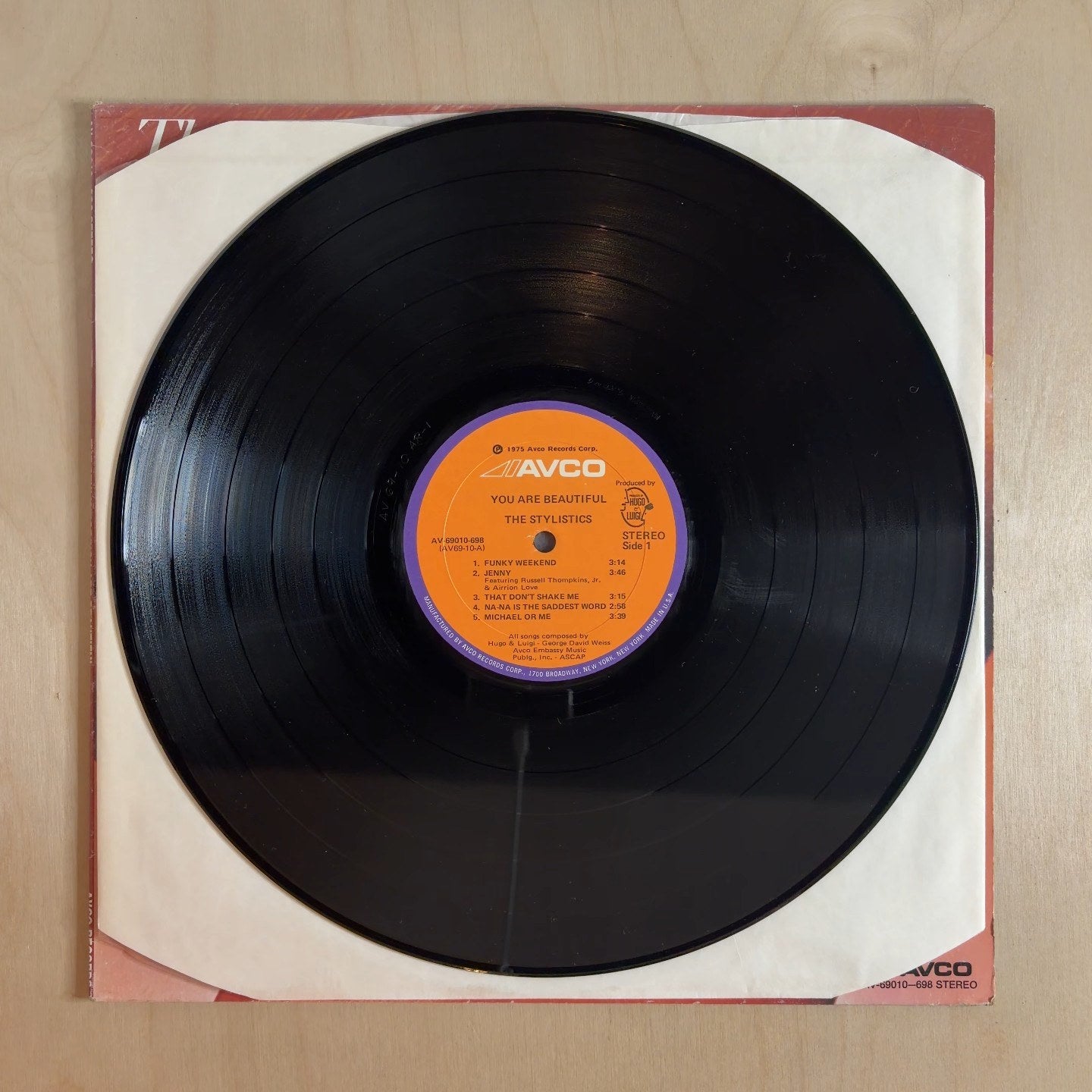 The Stylistics – You Are Beautiful – record label