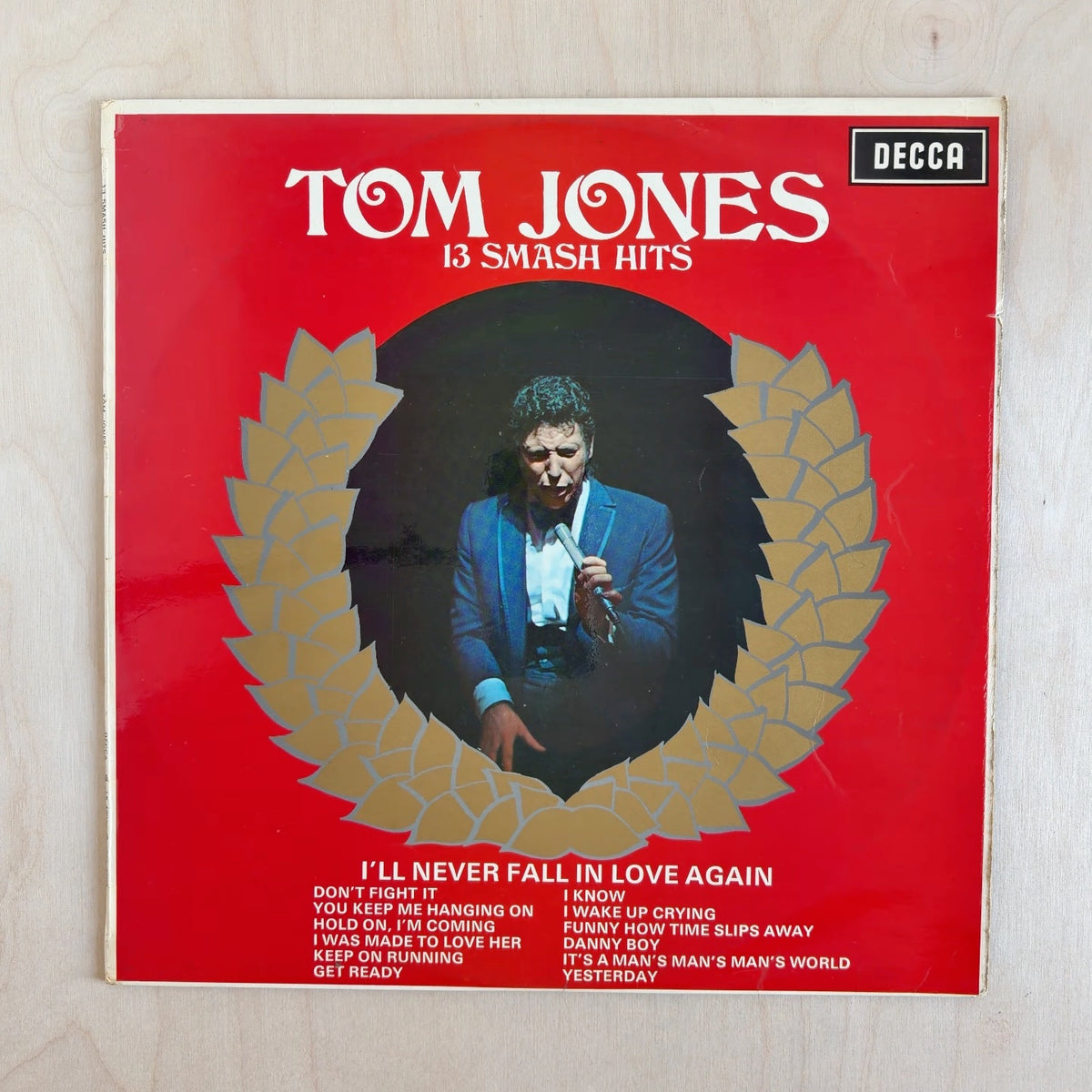 Tom Jones – 13 Smash Hits – front cover