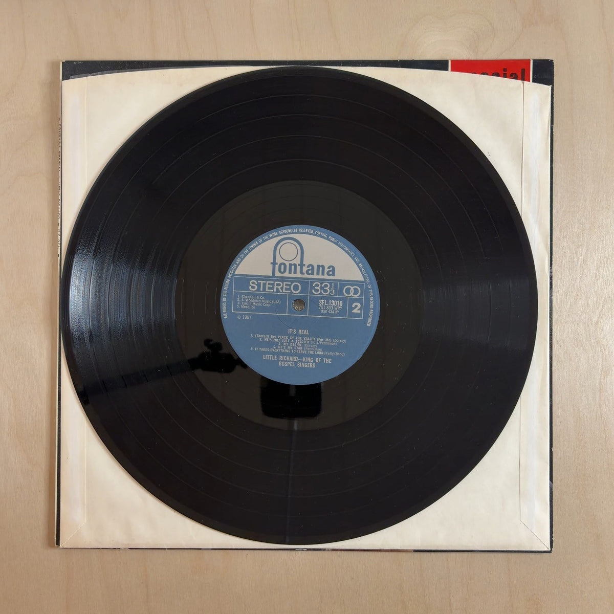 Little Richard, Quincy Jones And His Orchestra, Howard Roberts Chorale – It's Real: The King Of The Gospel Singers Little Richard – record label