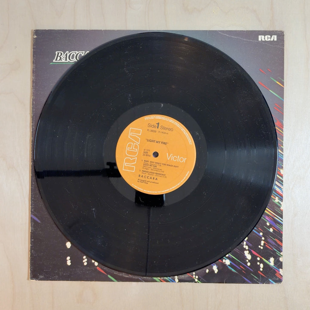 Baccara – Light My Fire – record label