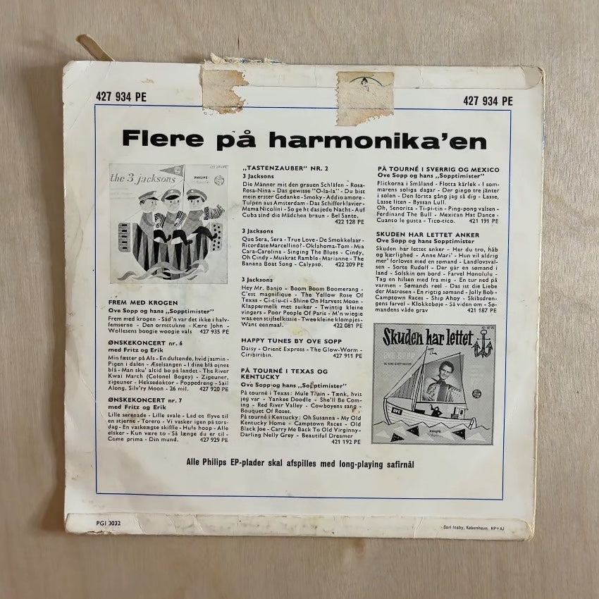 Fritz & Erik – Ønskekoncert Nr. 8 – back cover