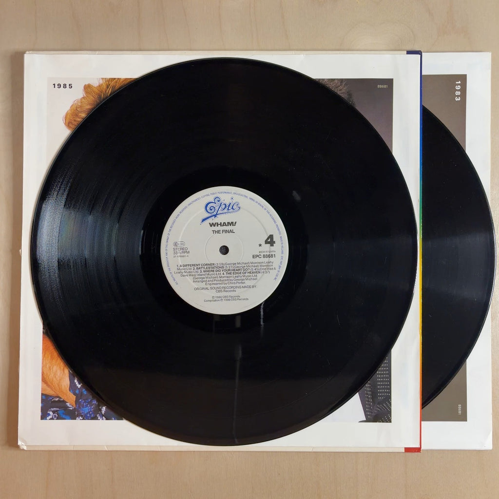 Wham! – The Final – record label