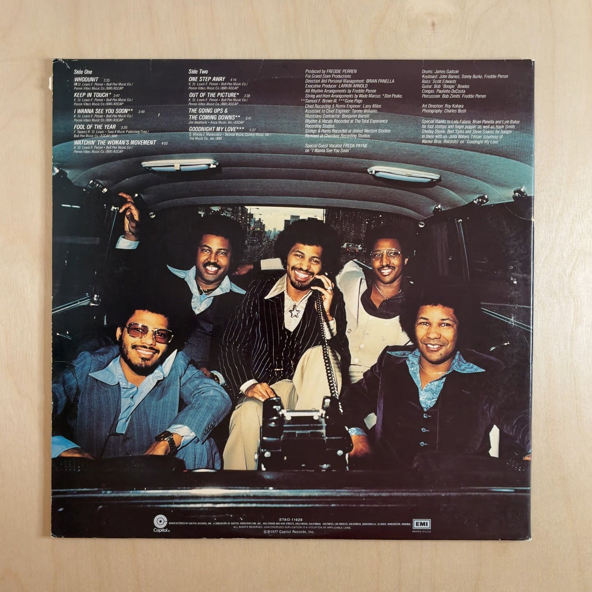 Tavares – Love Storm – back cover