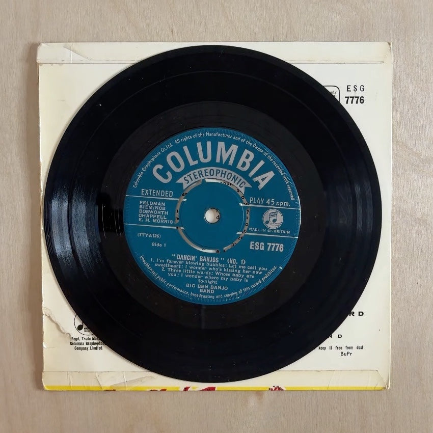 The Big Ben Banjo Band – Dancin' Banjos – record label