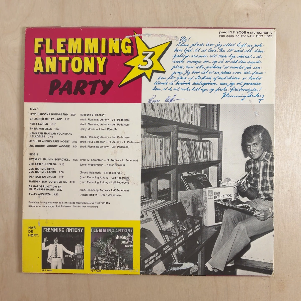 Flemming Antony – Party 3 – back cover