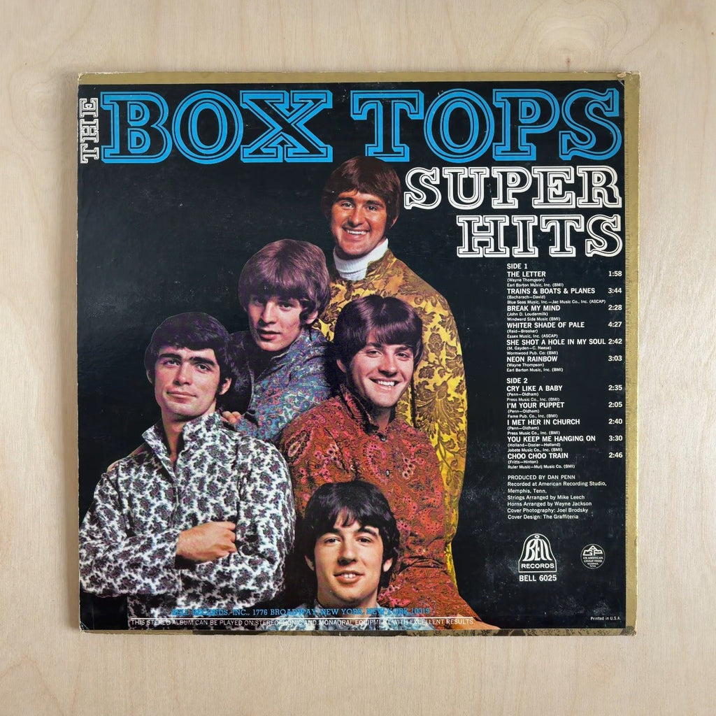 Box Tops – Super Hits – back cover