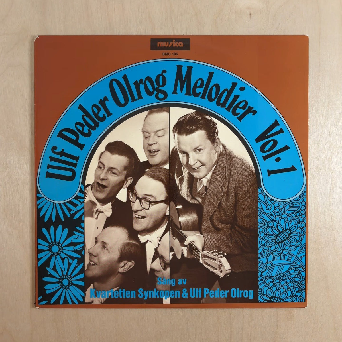 Kvartetten Synkopen, Ulf Peder Olrog – Ulf Peder Olrog-melodier Vol. 1 – front cover