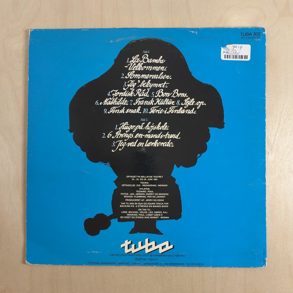 Eddie Skoller – Eddie Skoller Og Hans 6 Strengs En-Mands-Band – back cover