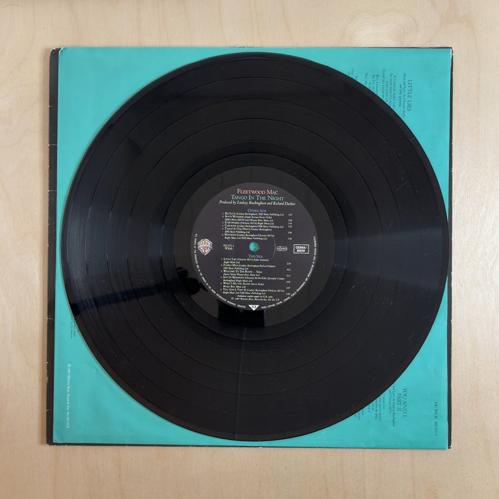Fleetwood Mac – Tango In The Night – record label