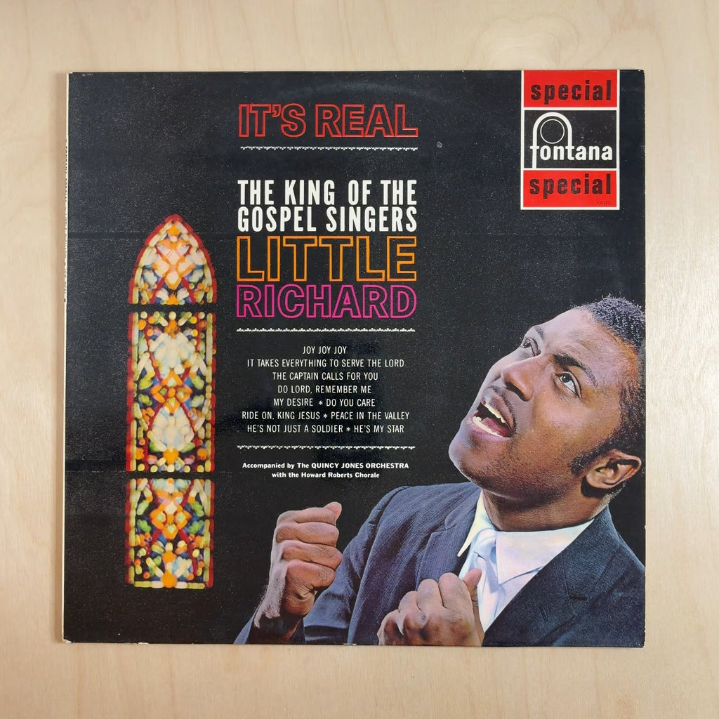 Little Richard, Quincy Jones And His Orchestra, Howard Roberts Chorale – It's Real: The King Of The Gospel Singers Little Richard – front cover