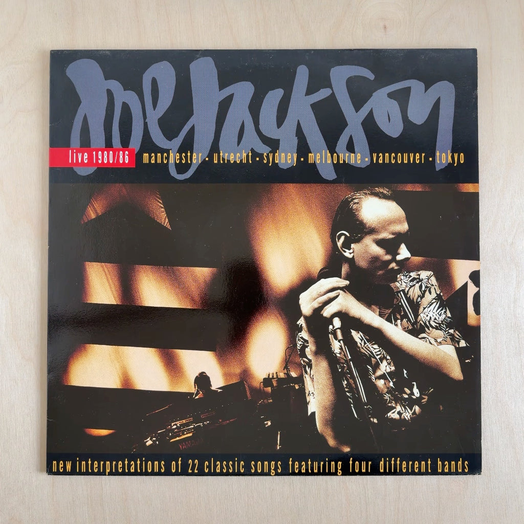 Joe Jackson – Live 1980/86 – front cover