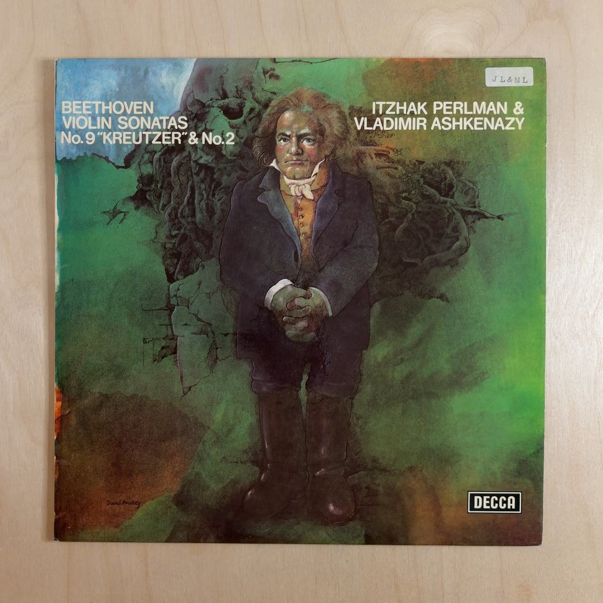 Ludwig van Beethoven, Itzhak Perlman, Vladimir Ashkenazy – Violin Sonatas No.9 "Kreutzer" & No.2 – front cover