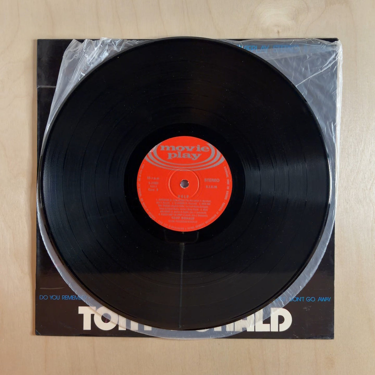 Tony Ronald – Help – record label