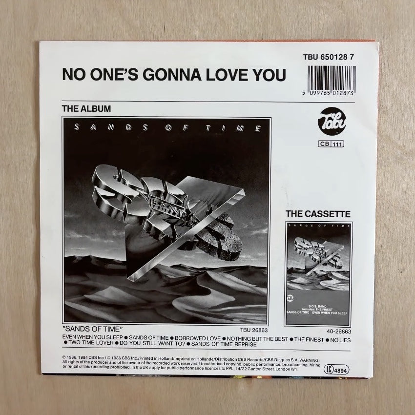 The S.O.S. Band – Even When You Sleep – back cover