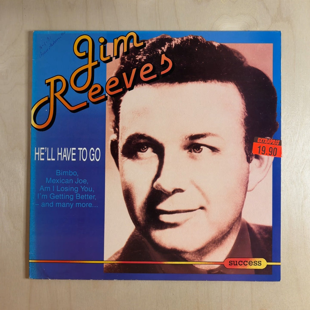Jim Reeves – He'll Have To Go – front cover