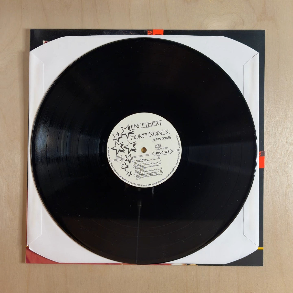 Engelbert Humperdinck – As Time Goes By – record label