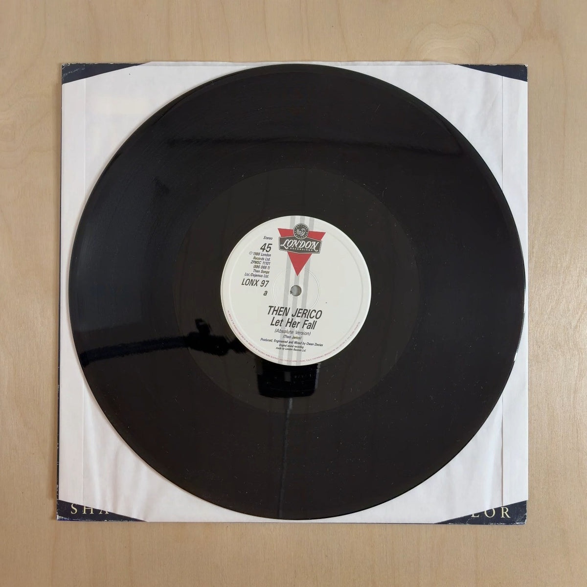 Then Jerico – Let Her Fall – record label