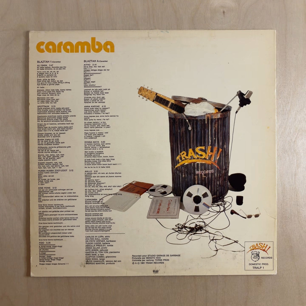 Caramba – Caramba – back cover