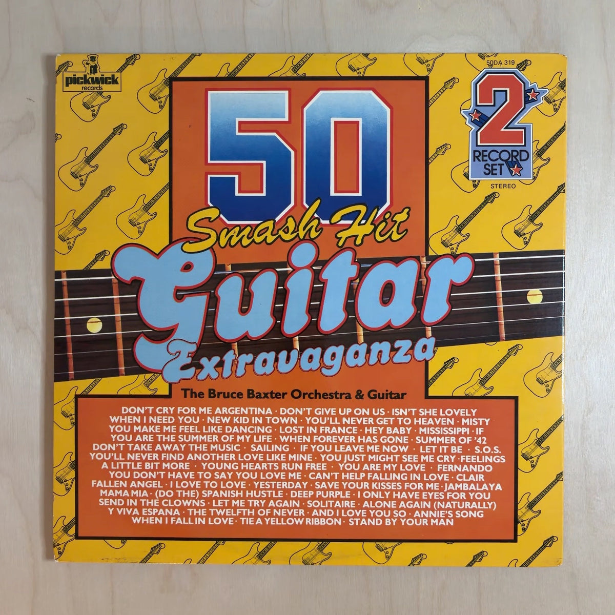 Bruce Baxter Orchestra – 50 Smash Hit Guitar Extravaganza – back cover