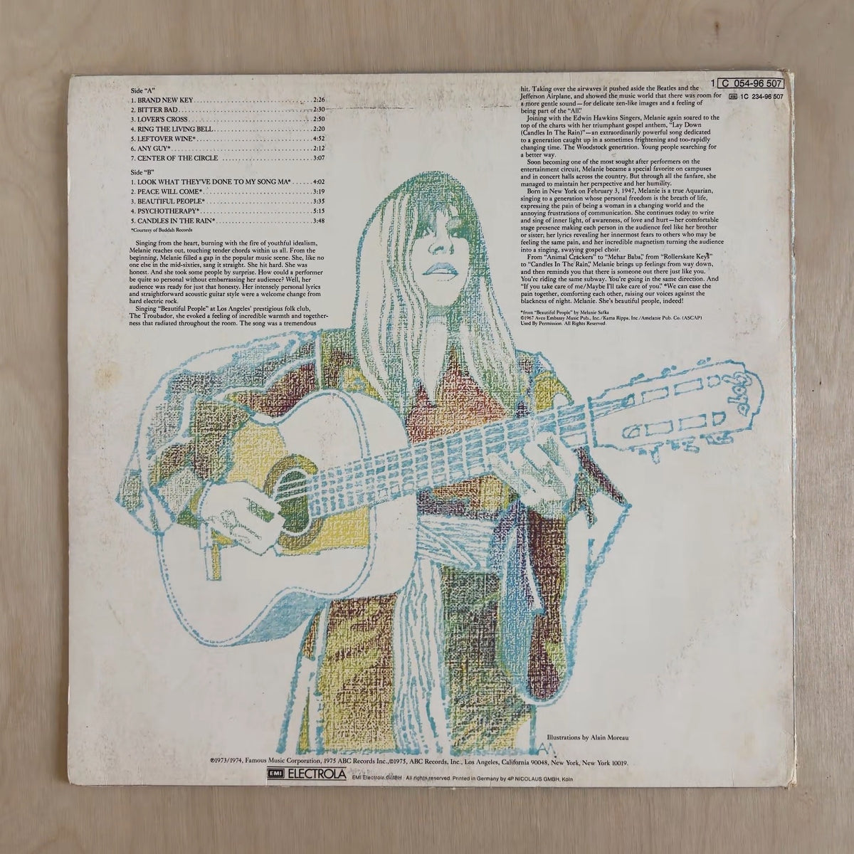 Melanie – From The Beginning / Twelve Great Performances – back cover
