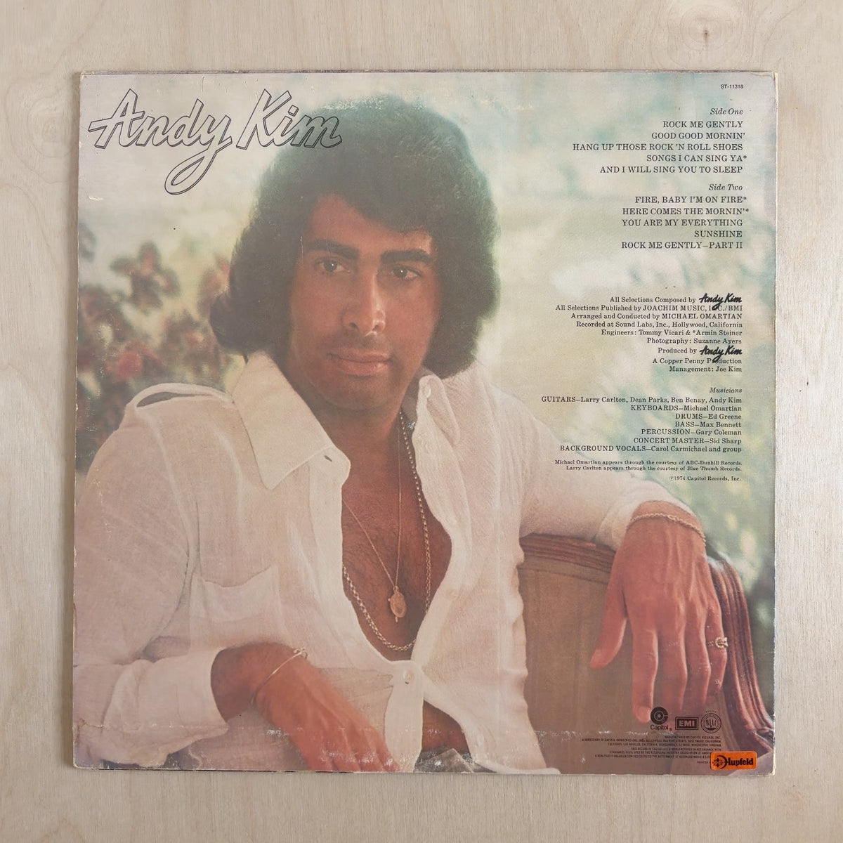 Andy Kim – Andy Kim – back cover