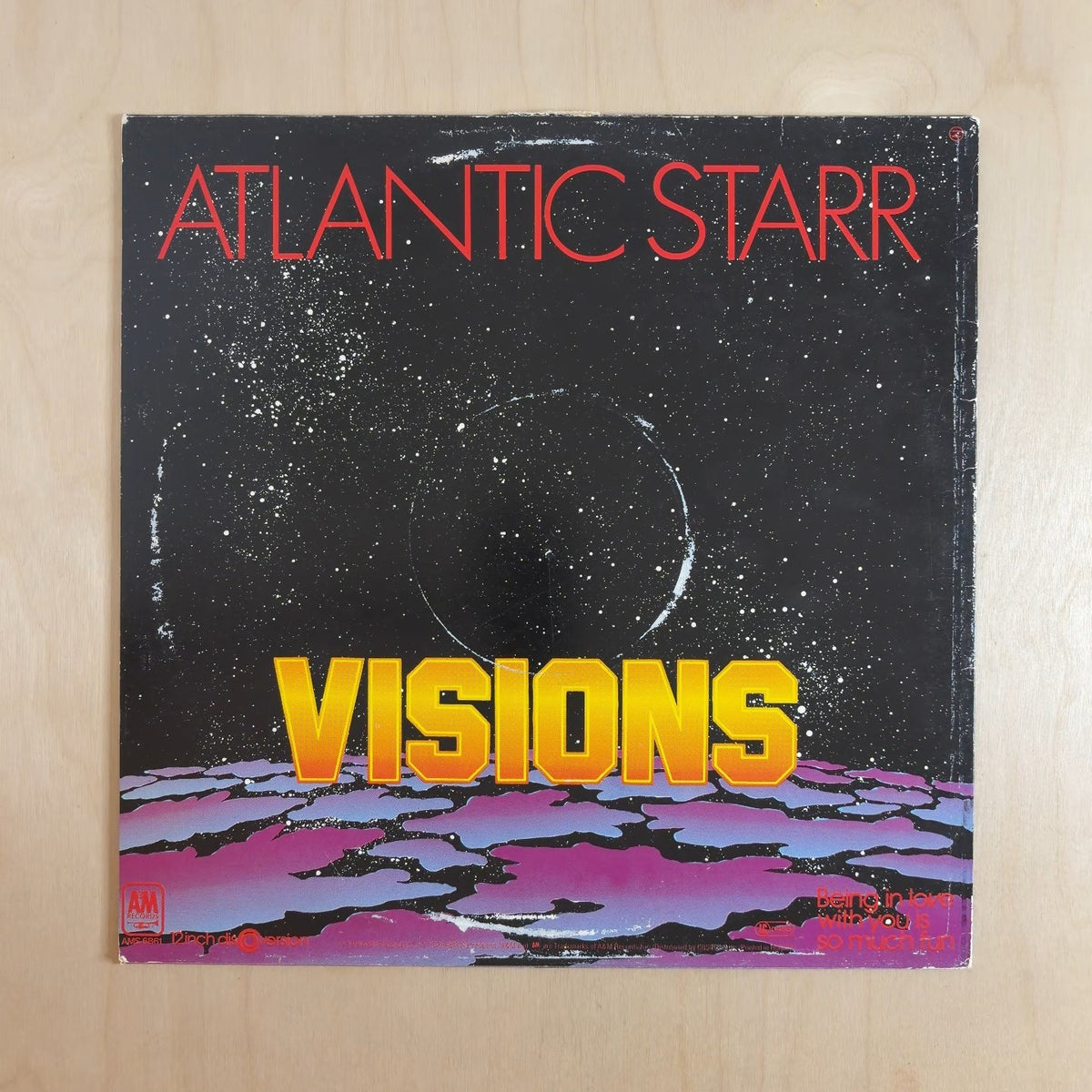 Atlantic Starr – Visions – back cover
