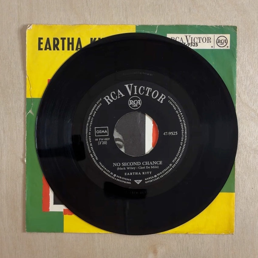 Eartha Kitt – No Second Chance / You're My Man – record label
