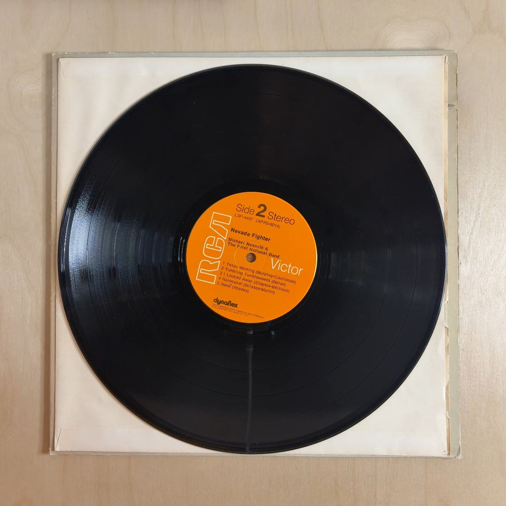 Michael Nesmith & The First National Band – Nevada Fighter – record label