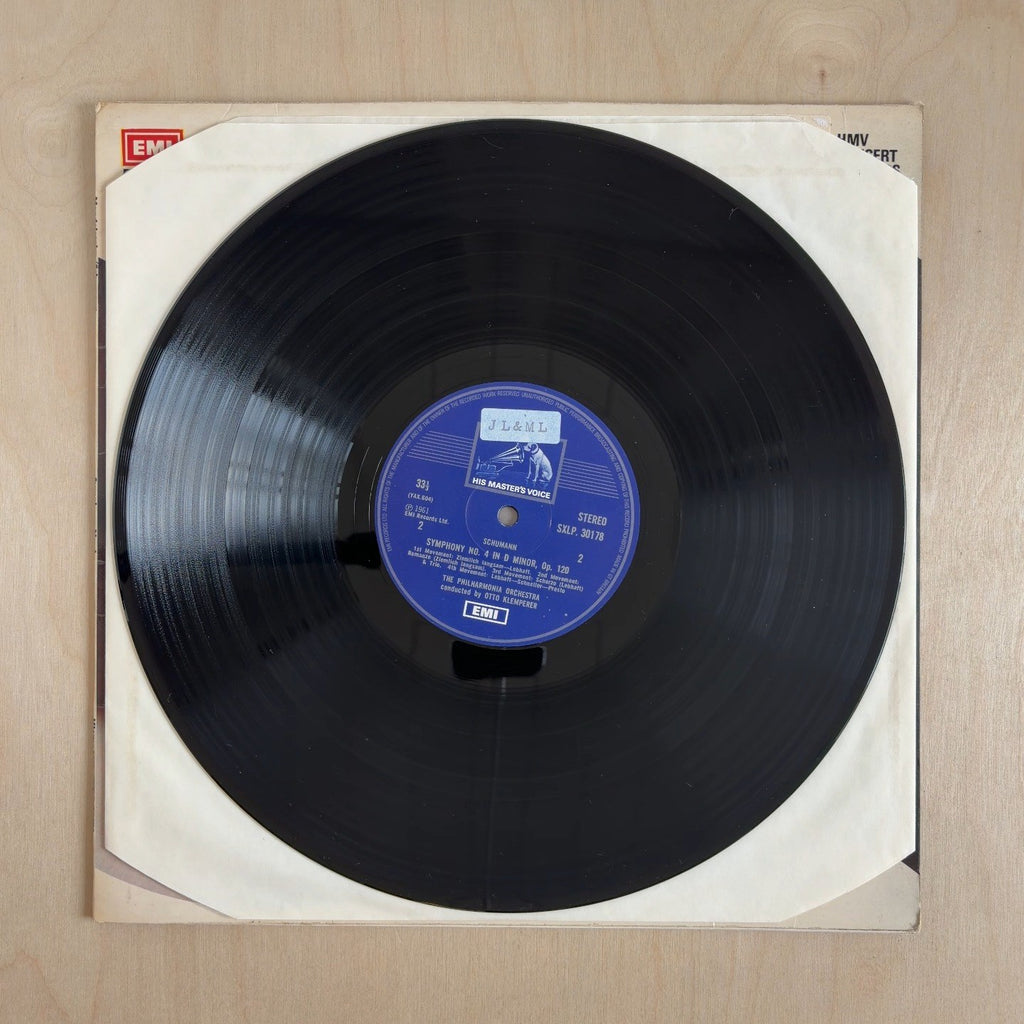 Felix Mendelssohn-Bartholdy, Robert Schumann, Philharmonia Orchestra, Otto Klemperer – Symphony No. 4 (Italian) / Symphony No. 4 – record label