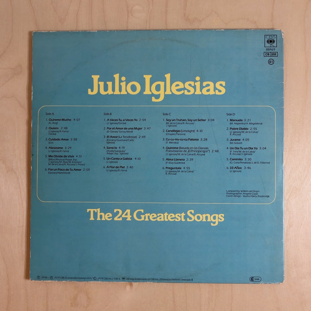 Julio Iglesias – The 24 Greatest Songs