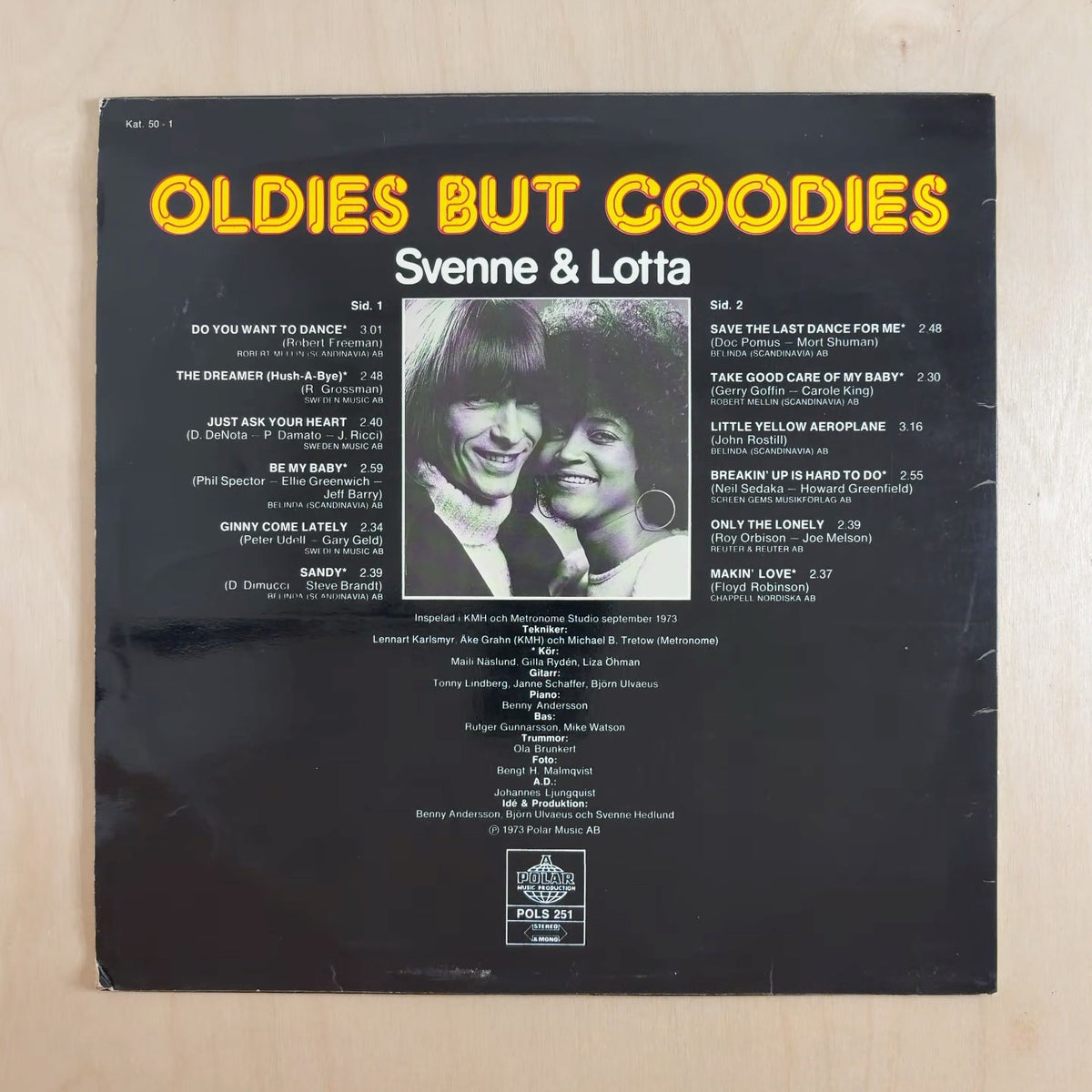 Svenne & Lotta – Oldies But Goodies – back cover