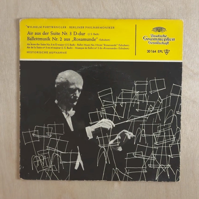 Johann Sebastian Bach, Franz Schubert, Wilhelm Furtwängler, Berliner Philharmoniker – Air Aus Der Suite Nr. 3 D-dur / Ballettmusik Nr. 2 Aus „Rosamunde“ – front cover