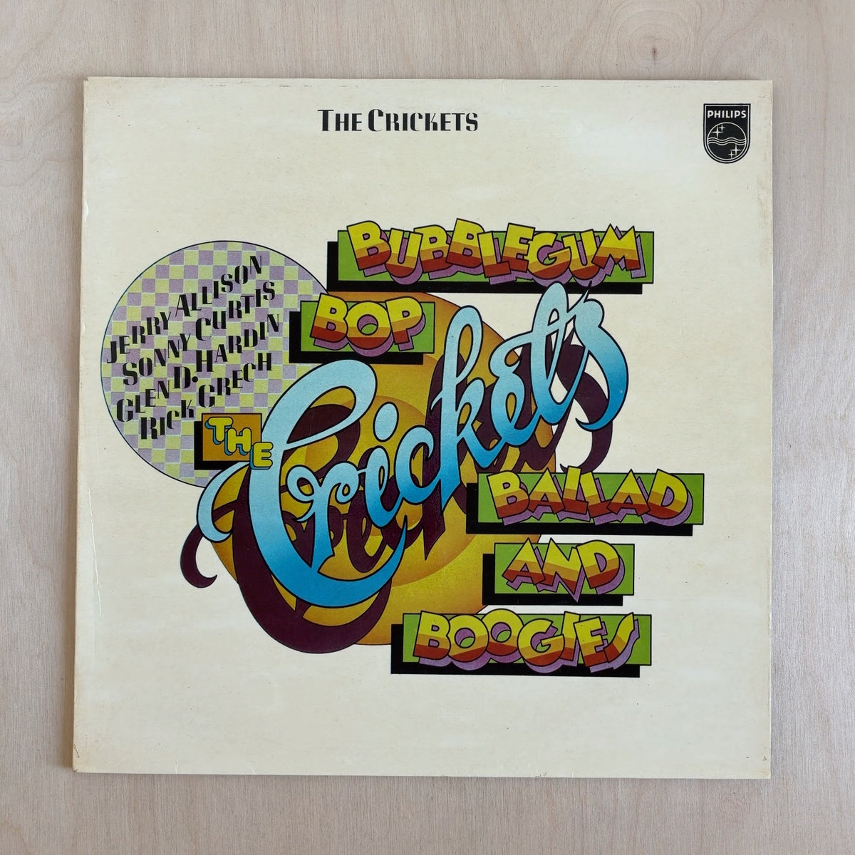 The Crickets – Bubblegum, Bop, Ballad And Boogies – front cover