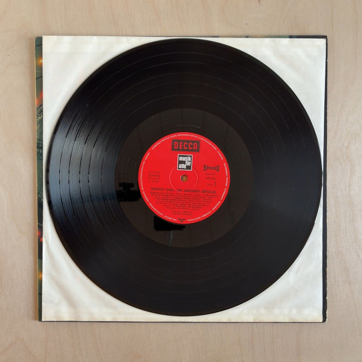 France Gall – Die Grossen Erfolge – record label