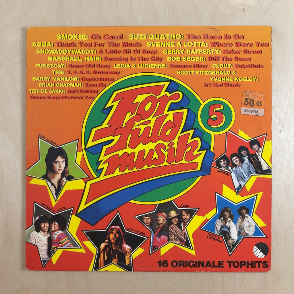 Various – For Fuld Musik 5 – front cover