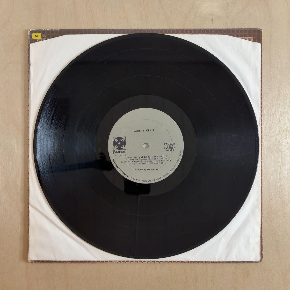 Gary St. Clair – Gary St. Clair – record label