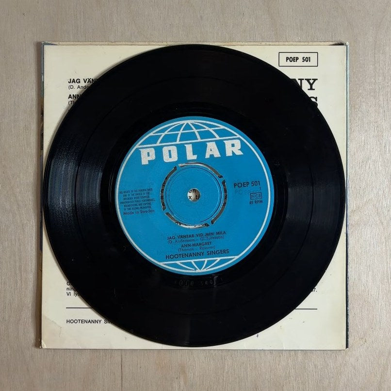 Hootenanny Singers – Jag Väntar Vid Min Mila – record label