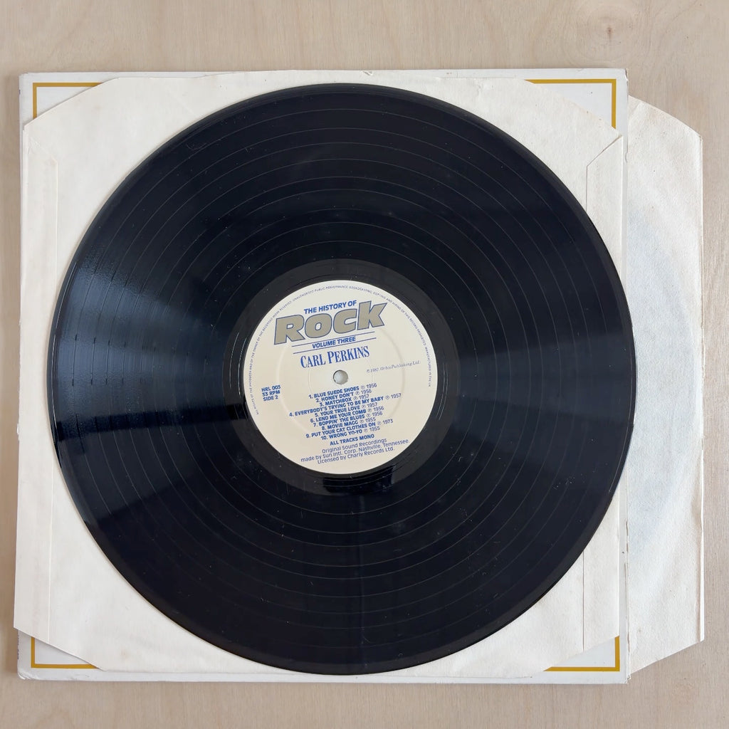Jerry Lee Lewis, Carl Perkins, Eddie Cochran, The Platters – The History Of Rock (Volume Three) – record label