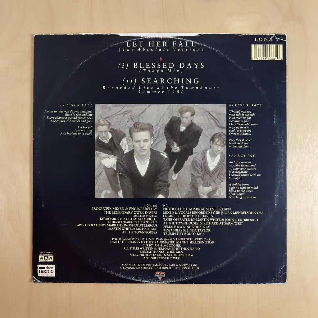 Then Jerico – Let Her Fall – back cover