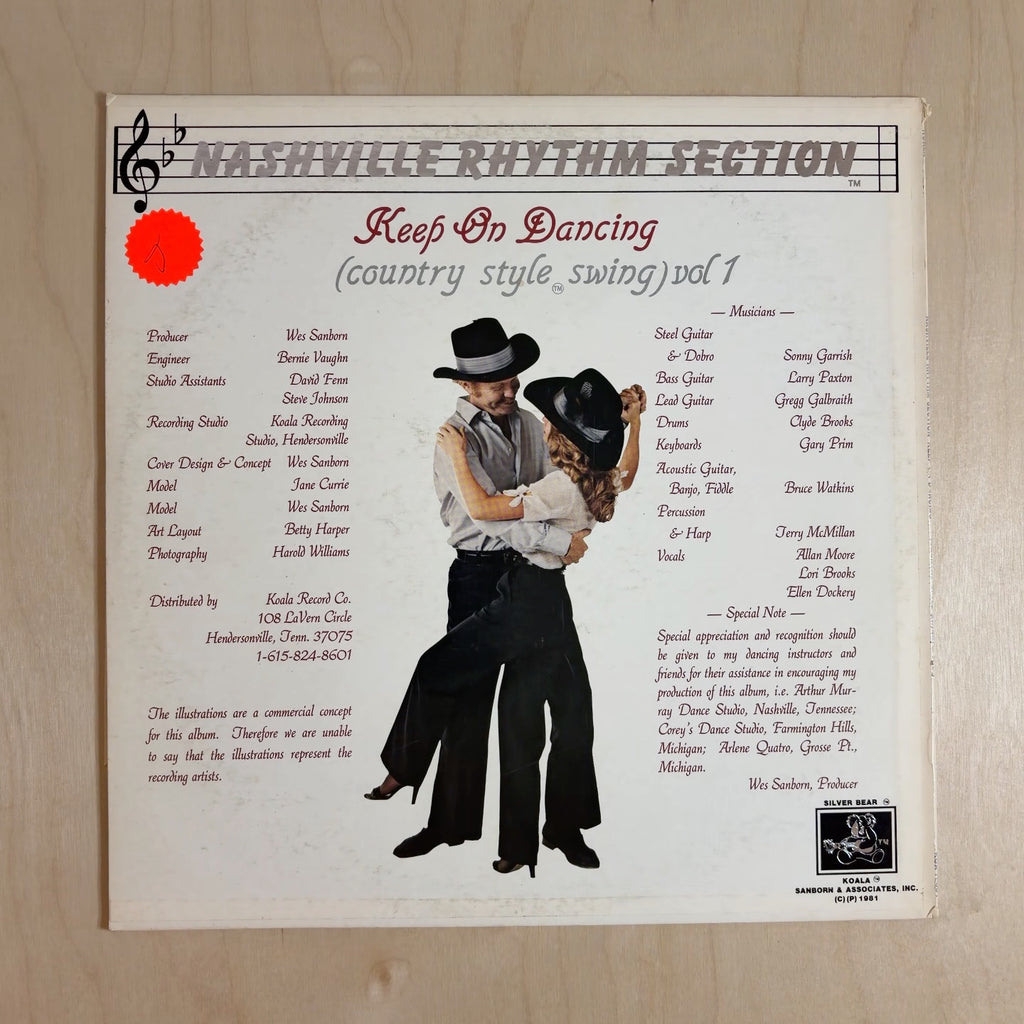 Nashville Rhythm Section – Keep On Dancing (Country Style Swing) Vol 1