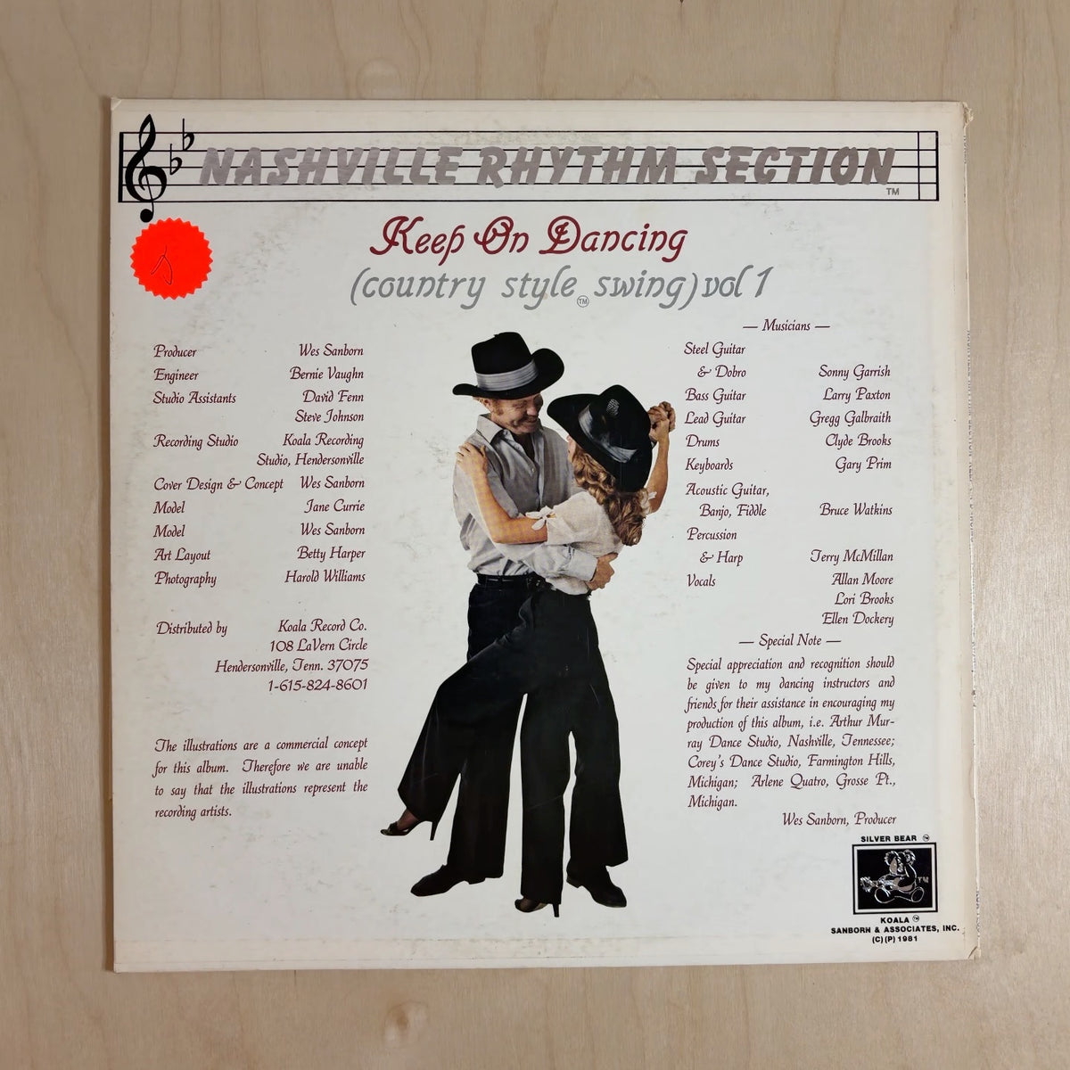 Nashville Rhythm Section – Keep On Dancing (Country Style Swing) Vol 1