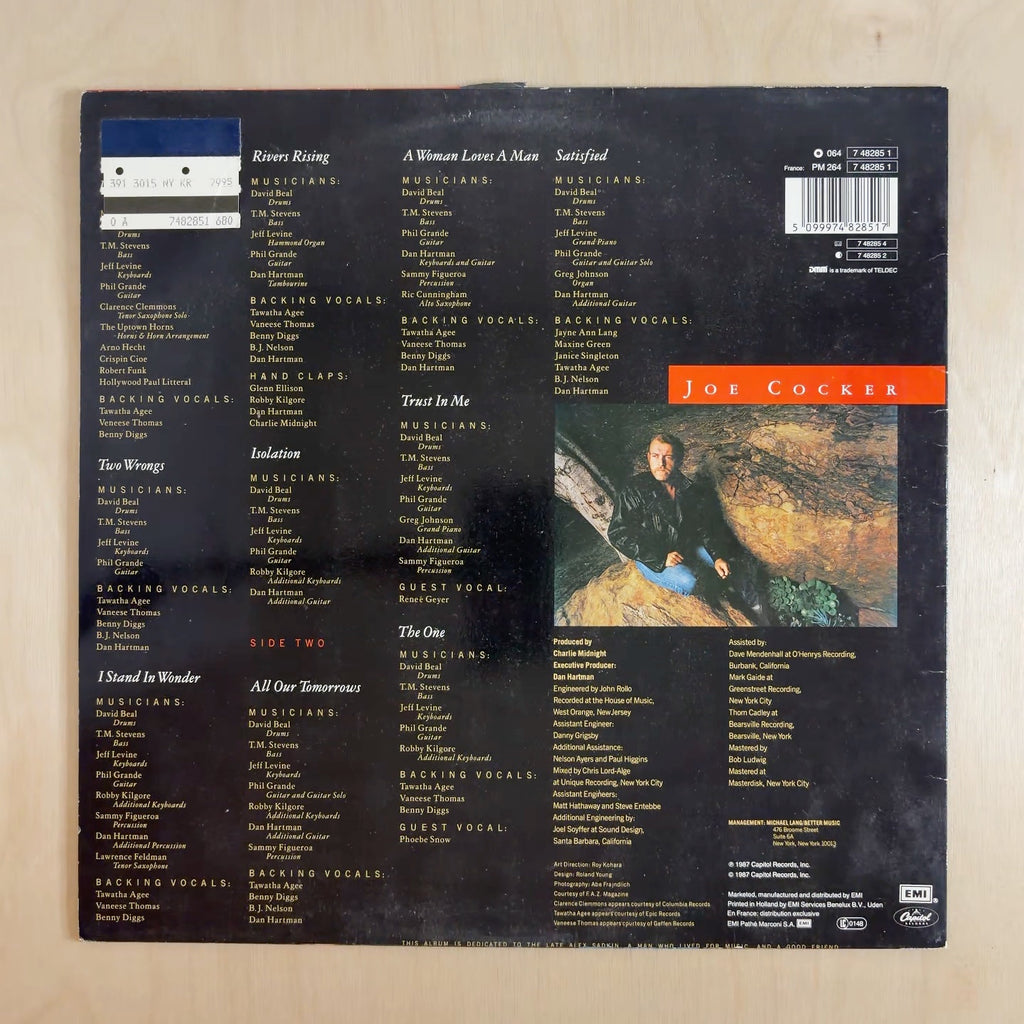 Joe Cocker – Unchain My Heart – back cover