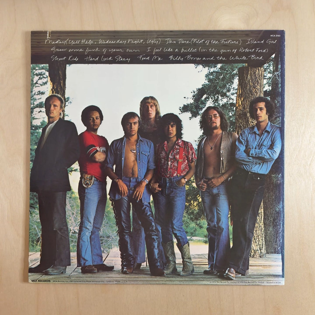 Elton John – Rock Of The Westies – back cover
