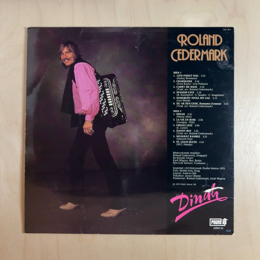 Roland Cedermark – Dinah – back cover