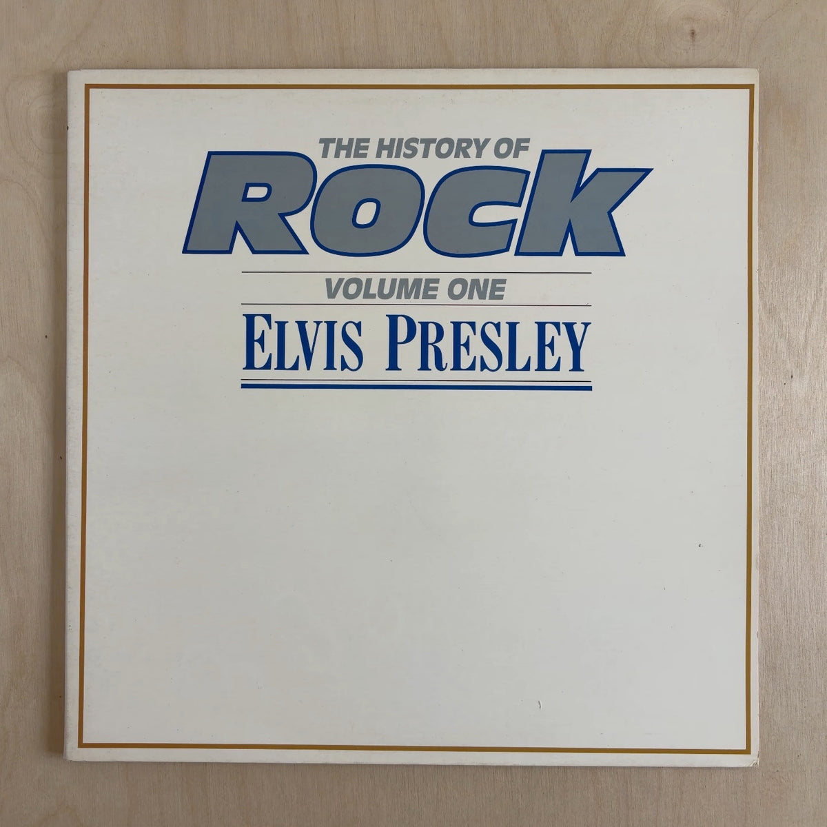 Elvis Presley – The History Of Rock (Volume One) – front cover